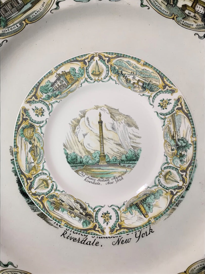North Side Savings Bank Commemorative Plate 1951 11 Inch