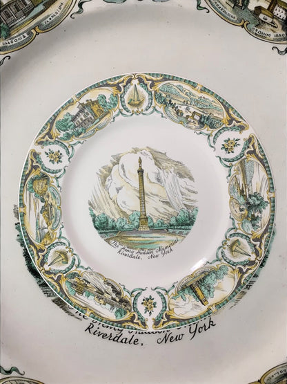 North Side Savings Bank Commemorative Plate 1951 11 Inch