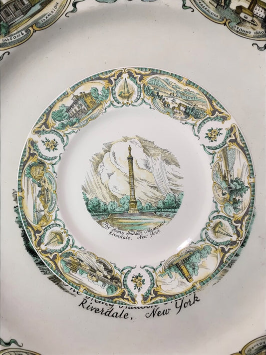North Side Savings Bank Commemorative Plate 1951 11 Inch