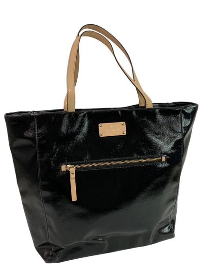 Kate Spade New York Kerryn Fulton Street Patent Tote Black Bag