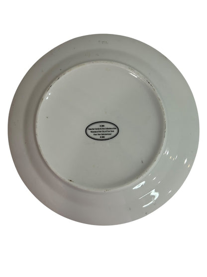 Currier and Ives 2001 Decorative 8 Inch Plate Sleigh Farmhouse Scene