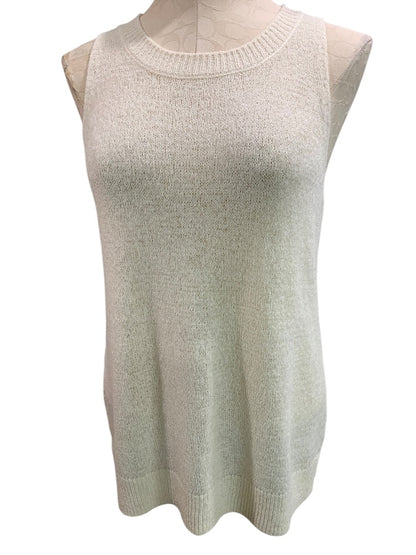 Medium Old Navy Ivory Lightweight Sleeveless Sweater