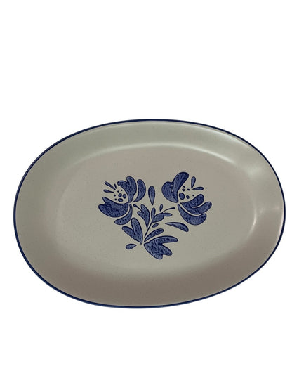 Pfaltzgraff Yorktowne Stoneware 14" Serving Dish Platter Dishwasher Microwave Safe