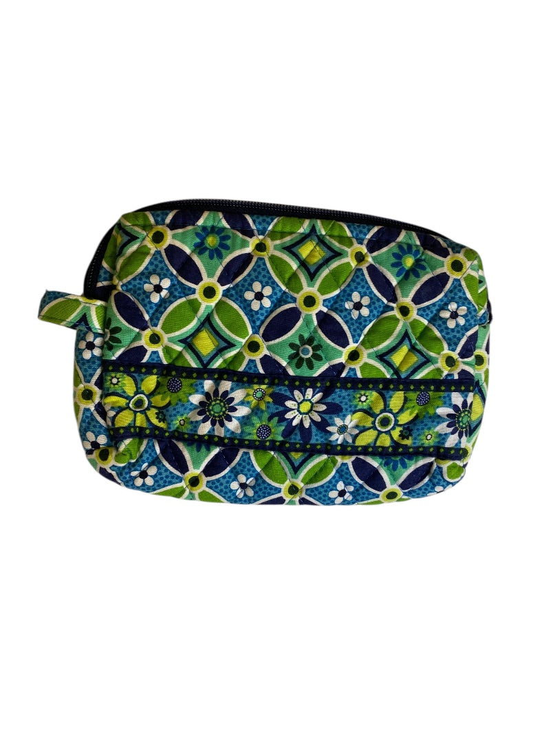 Vera Bradley Daisy Daisy Lined Cosmetic Makeup Pouch 7"l x 4"h
