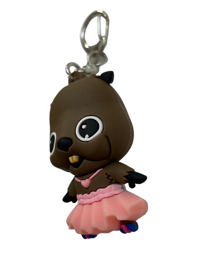 DC Bird of Prey Beaver in Tutu Figurine Bag Clip 2.5"