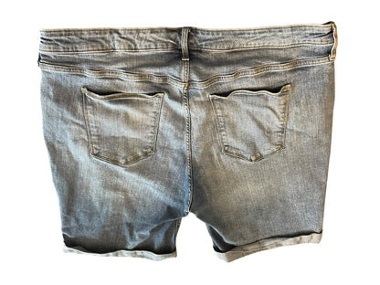 Size 24W Universal Thread Distressed Denim Shorts Plus Size Cuffed Womens Jean