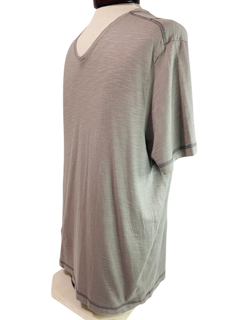 XL Tommy Bahama Mens Brown Pima Cotton Tshirt V-Necck
