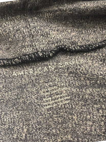 Large American Eagle Outfitters Standard Fit Cotton Long Sleeve Hoodie Blue