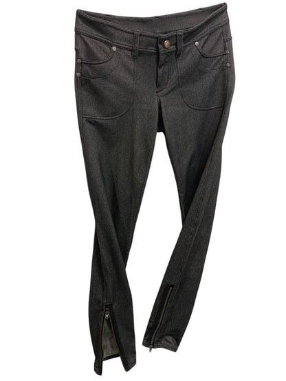 Size 0 Athleta Womens Slim Trek Pants Skinny Jeggings Gray