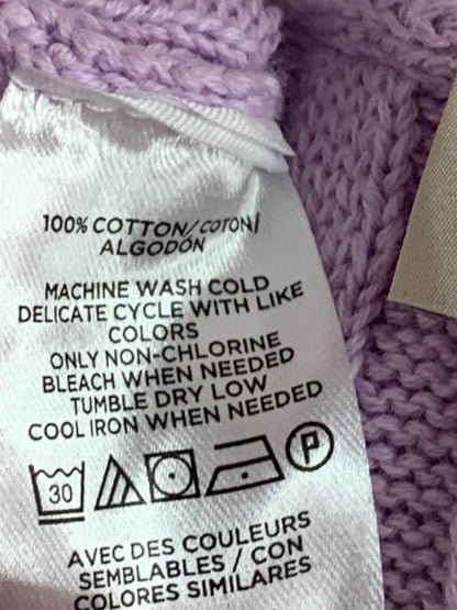 XS Loft Womens Lavender Sweater Ribbed Sleeveless