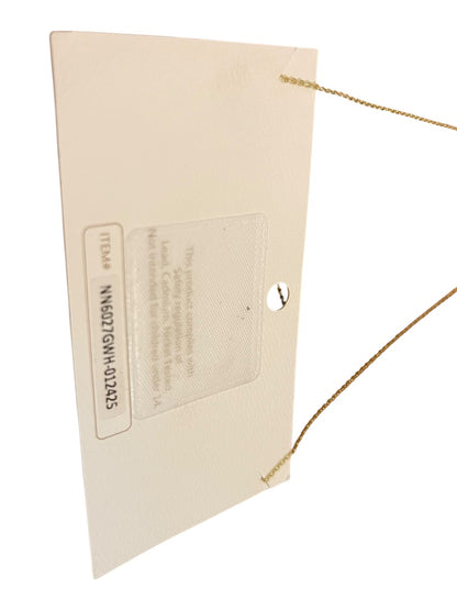 Fresh & Co Cubic Zirconia Gold Dipped 16.5"-17.5" Necklace New Heart Pendant