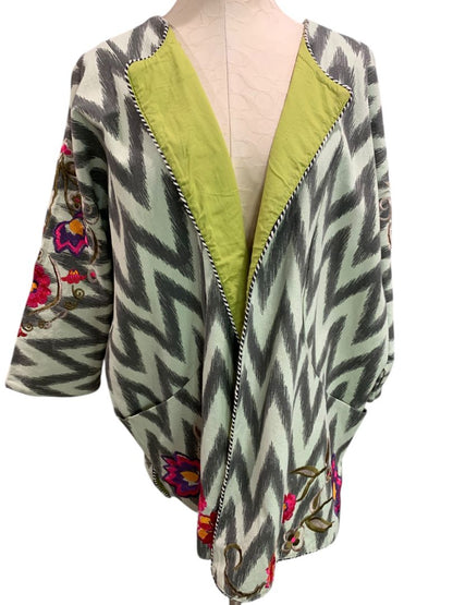 Size 2X Rara Avis by Iris Apfel Embroidered Jacket Womens Pockets