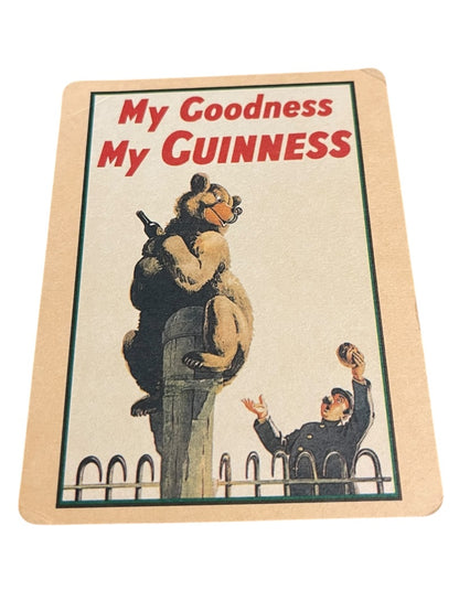 Set of 15 Guinness Cardboard Double Sided Coasters Vintage Advertisements 4.5" x 3.5"