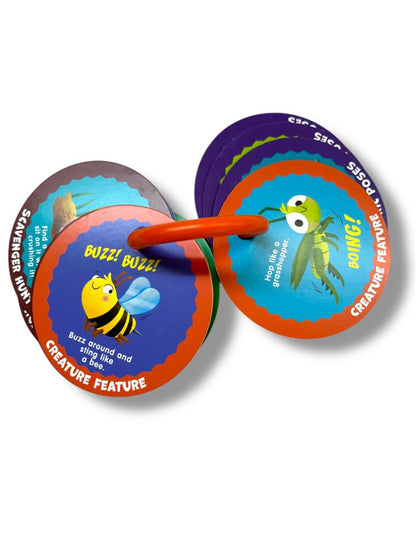 MollyBee Kids Dino Stomp and Roar Toddler Preschool Activity Cards