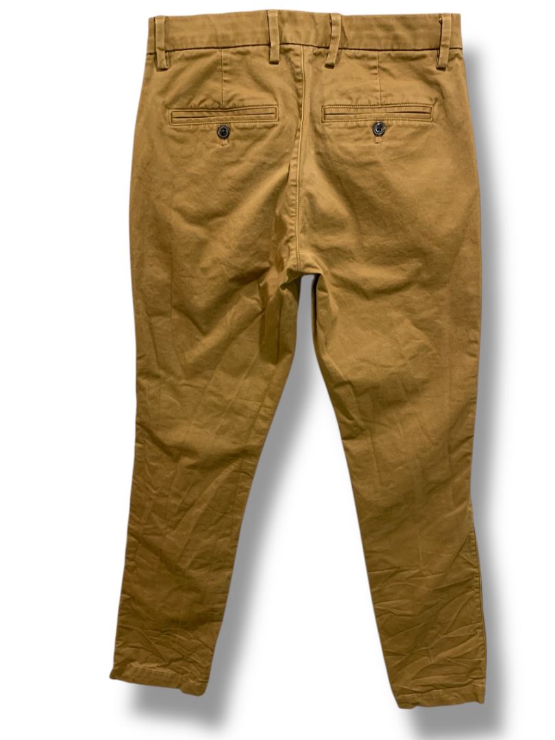 Size 28 x 30 Gap Mens Essential Khaki Slim Brown Pants