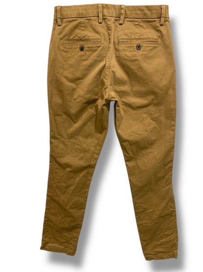 Size 28 x 30 Gap Mens Essential Khaki Slim Brown Pants