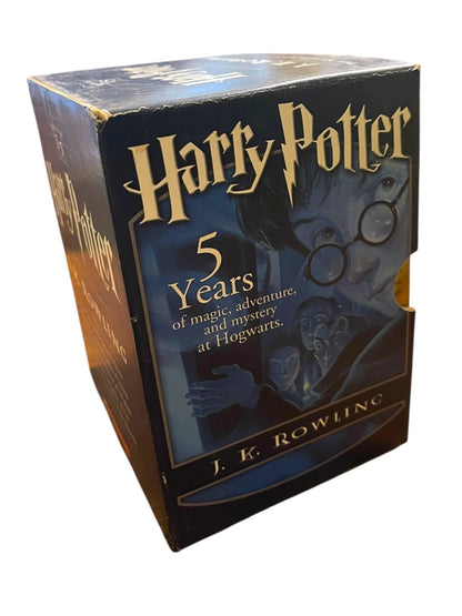 Harry Potter Books 1-5 by J. K. Rowling Boxed Set Scholastic