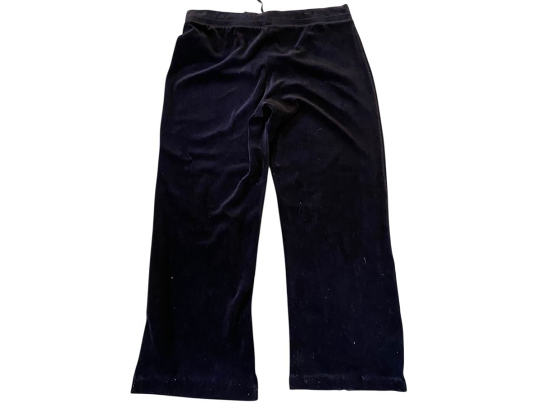 Size Medium Clio Womens Vintage Black Travel Knit Pull On Pants