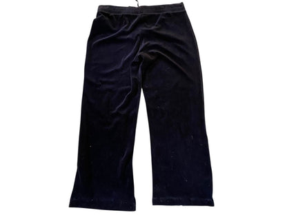 Size Medium Clio Womens Vintage Black Travel Knit Pull On Pants
