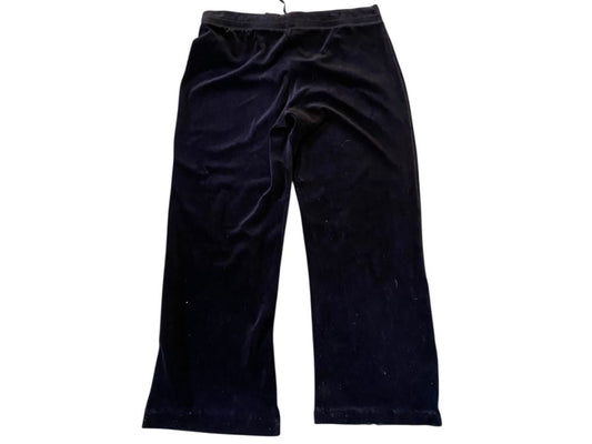 Size Medium Clio Womens Vintage Black Travel Knit Pull On Pants