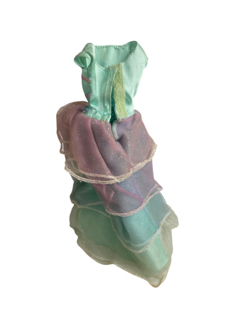 1997 Mattel Spring Tea Party Barbie Tulle Tiered Dress Avon Exclusive