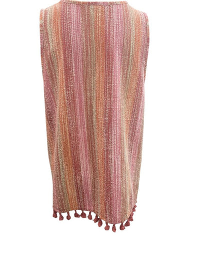 Size XL W5 Womens Sleeveless Anthropolgie Pullover Shirt Tassel