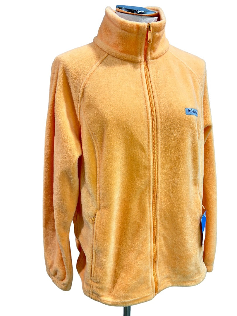 XL Columbia Womens New Sawyer Rapids 2.0 Fleece Jacket Full Zip Tangerine