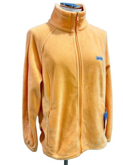 XL Columbia Womens New Sawyer Rapids 2.0 Fleece Jacket Full Zip Tangerine