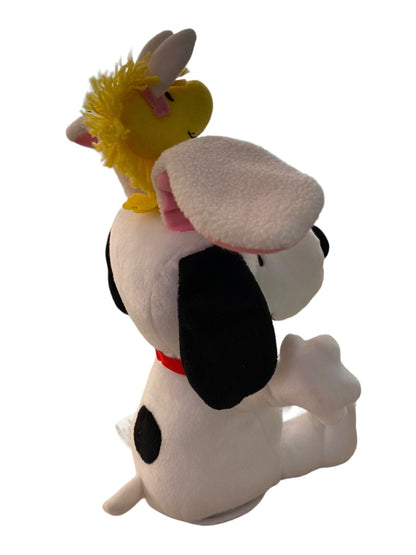 Hallmark Snoopy and Woodstock Musical Dancing Plush Working Animated 13"h Flappy Easter