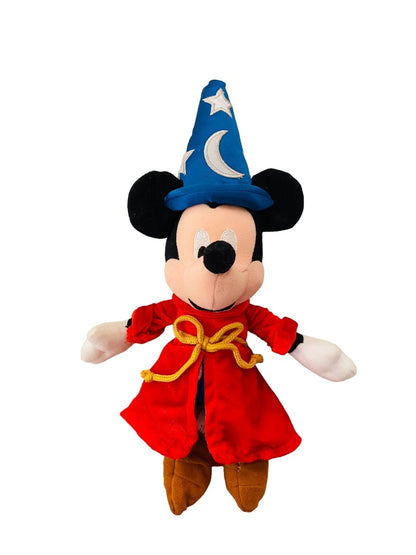 Disney Fantasia 2000 Sorcerer Micky Mouse 12" Plush Stuffed Figure