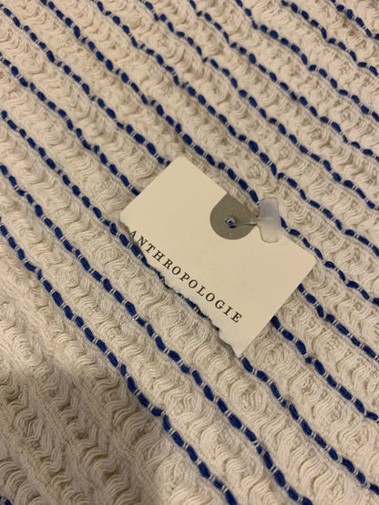 Anthropologie Table Cover Runner 21 x 28" New 100% Cotton Boho Fringed