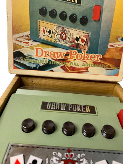 Set of 2 1971 Waco Cordeless Electronic Full Automatic Draw Poker Not Tested In Box Directions