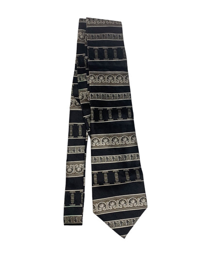 Stafford Mens Necktie X-Long 65" Length Tie Silk Wide 4" Grecian Design