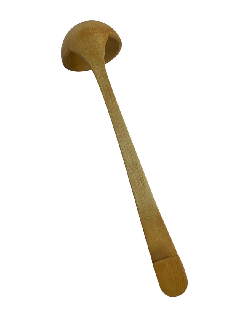 Wooden Ladle Natural Made in Spain Small Bowl 12 Inch