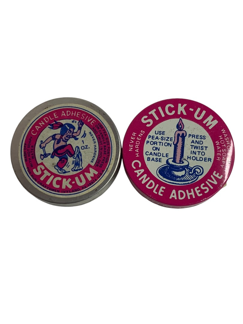 Candle Stick-um Adhesive Assorted Tins Wax