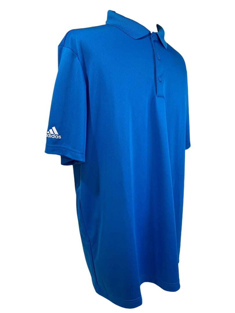 XL Adidas Mens New Bright Blue Polo Adistar Performance H53967