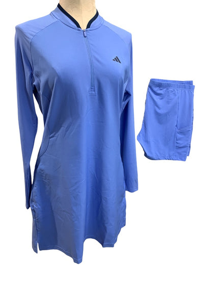 Large Adidas Womens New Long Sleeve Golf Dress and Shorts HS8957