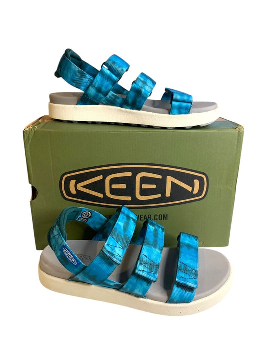 Size 7.5 Keen Womens New Sandals Elle Strappy Seamoss Tie Dye