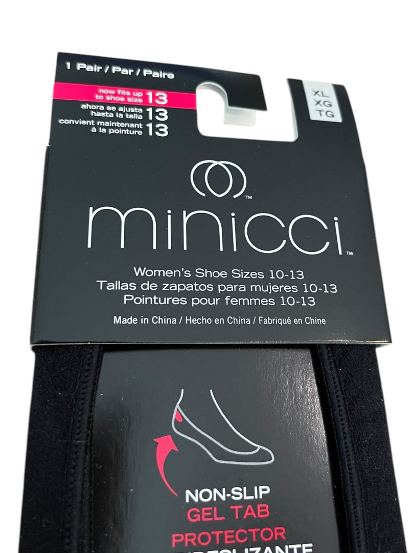 XL Minicci 3 Pair Nonslip Ultra Low Foot Liner Sock New Womens