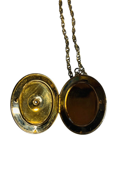 Victorian Style Pendant Necklace Locket Personalized "Ruth"