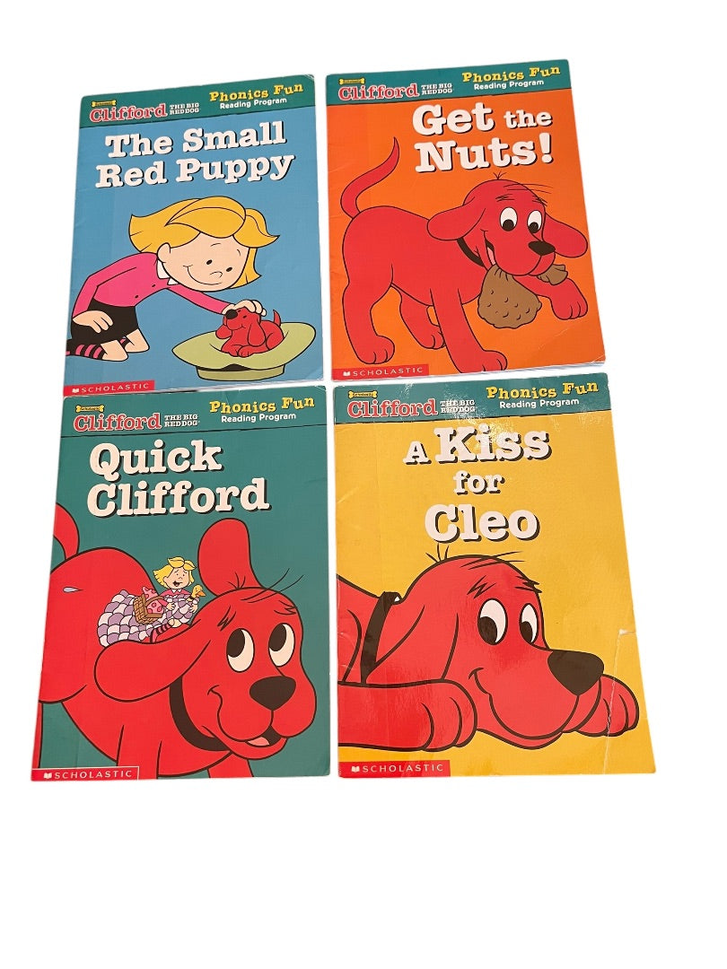 Clifford the Big Red Dog Phonics Fun Reading Program Lot of 12 Paperbacks