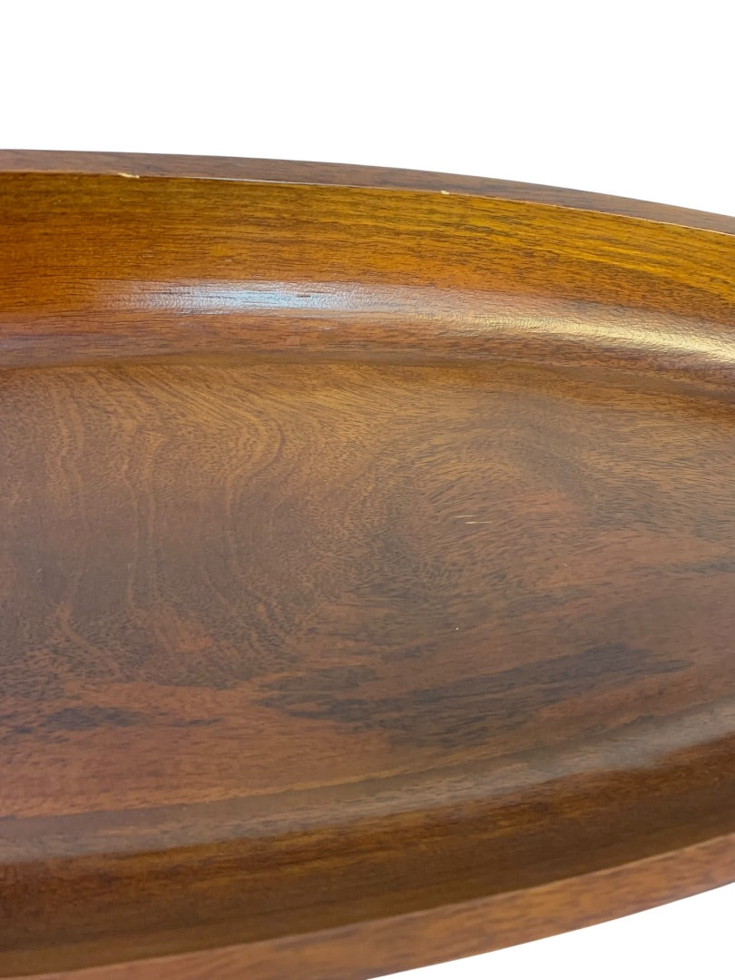 Large Wooden Trencher Bowl 24 Inches Long Farmhouse Decor
