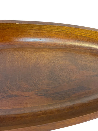 Large Wooden Trencher Bowl 24 Inches Long Farmhouse Decor