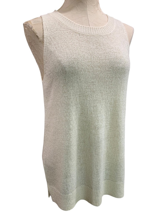 Medium Old Navy Ivory Lightweight Sleeveless Sweater
