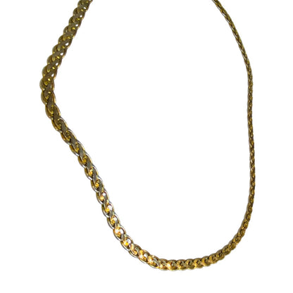 Vintage Silvertone Goldtone 24 Inch Chain Necklace Lays Flat 6mm