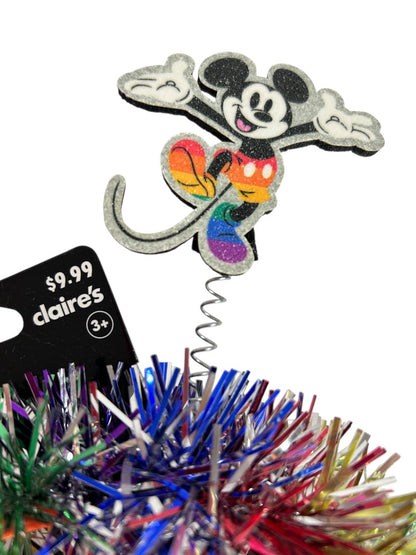 Disney Mickey and Minnie Mouse Bopper Rainbow Headband Pride New