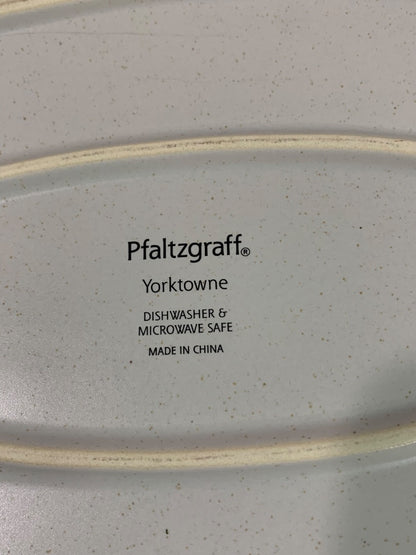 Pfaltzgraff Yorktowne Stoneware 14" Serving Dish Platter Dishwasher Microwave Safe