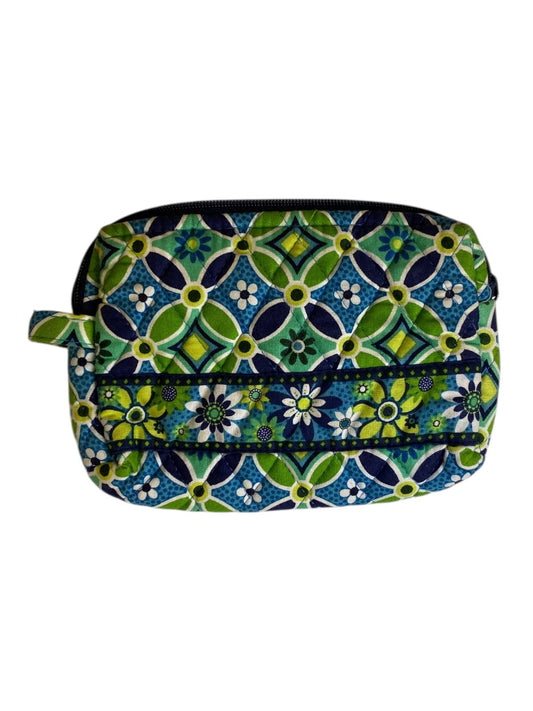 Vera Bradley Daisy Daisy Lined Cosmetic Makeup Pouch 7"l x 4"h