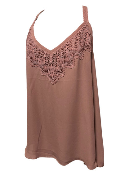 2X Torrid Adjustable Lace Cami Mauve Brown Womens Camisole Shirt