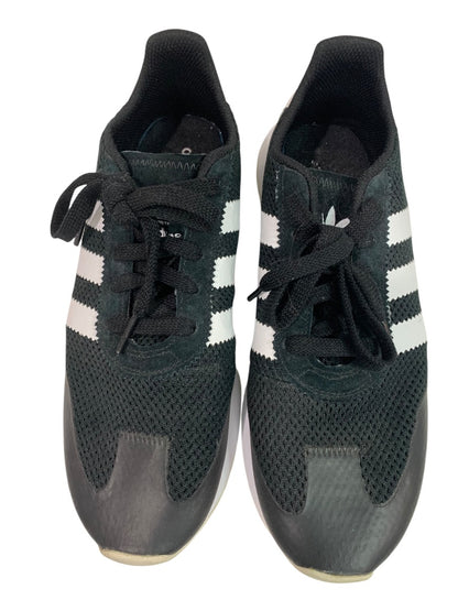 Size 9.5 Adidas Womens Flashrunner Black Marathon Running Shoes BB5323